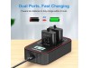 KingMa Set Dual Baterai Charger LCD for GoPro 13 KingMa Set Dual Baterai Charger LCD for GoPro 13